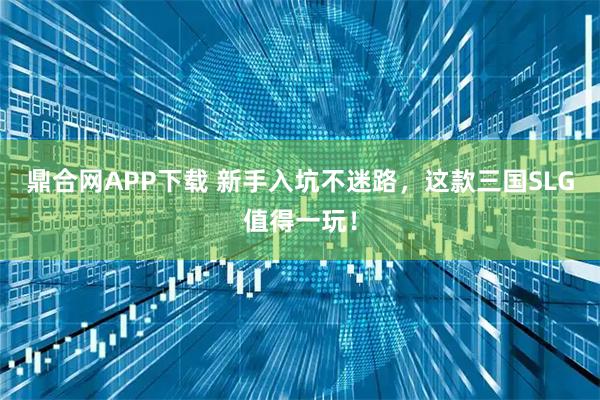 鼎合网APP下载 新手入坑不迷路，这款三国SLG值得一玩！